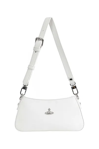 Vivienne Westwood Tasha Shoulder Phone Bag In White