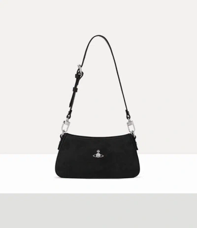 Vivienne Westwood Tasha Shoulder Phone Handbag In Black