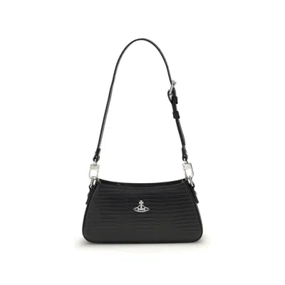 Vivienne Westwood Tasha Shoulder Phone Women's Bag In Black