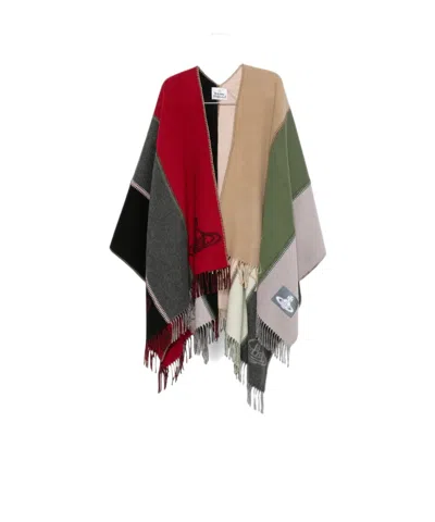 Vivienne Westwood Tassel Shawl In Multi