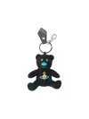 Vivienne Westwood Teddy Bear Keyring In Black