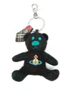 Vivienne Westwood Teddy-bear Keyring In Brown