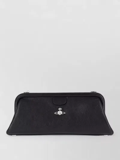 Vivienne Westwood Textured Clutch Bag Shoulder Strap Adjustable