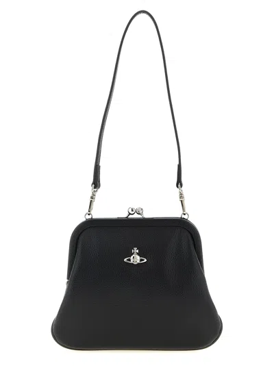 Vivienne Westwood Textured Leather With Orb Logo Clutch In Pattern