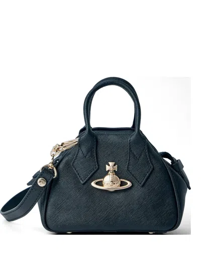 Vivienne Westwood Textured Strap Mini Bag In Blue