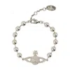 Vivienne Westwood Thames Mini  Bracelet In Silver