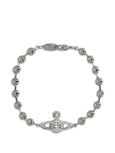 Vivienne Westwood Thames Orb Bracelet In Metallic