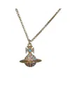 Vivienne Westwood The Logo Collides With The Necklace In Green