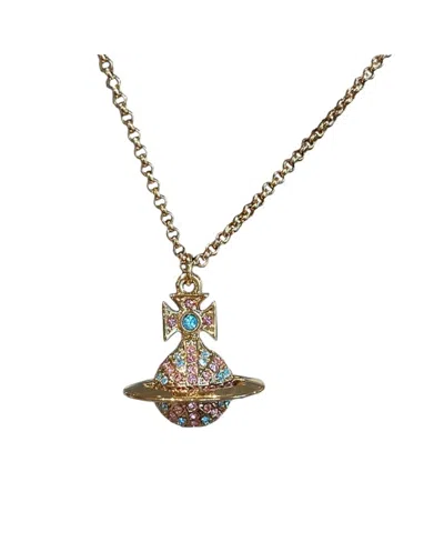 Vivienne Westwood The Logo Collides With The Necklace In Green