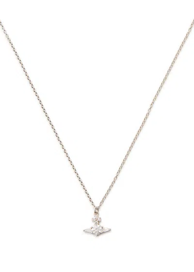 Vivienne Westwood The Ofelia Crystal-embellished Silver Necklace