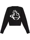 Shop Vivienne Westwood The Orb Sweatshirt In 黑色