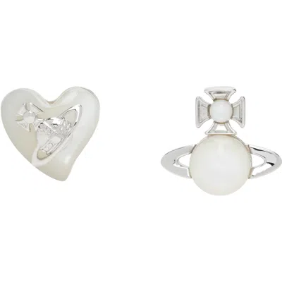 Vivienne Westwood Thomasina Earrings In Metallic