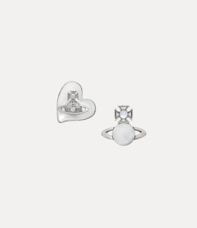 Vivienne Westwood Thomasina Earrings In Metallic