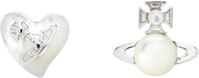 Vivienne Westwood Thomasina Earrings In Silver