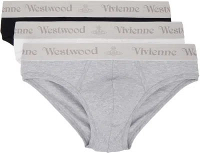 Vivienne Westwood Three-pack Multicolor Band Briefs
