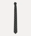 Vivienne Westwood Tie 7cm Black Multi Orb Men In Black