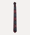Vivienne Westwood Tie 7cm Bordeaux Moonshine Tartan Men In Multi