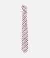 Vivienne Westwood Tie 8.5cm Grey Tea Towel Men In Grey