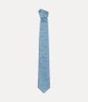 Vivienne Westwood Tie 8.5cm Light Blue Multi Orb Men In Light Blue