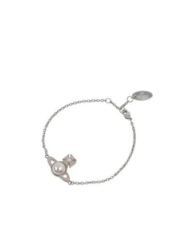Vivienne Westwood Tiliya Bracelet In Gray
