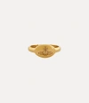 Vivienne Westwood Tilly Ring Gold Silver Unisex In Gold
