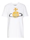 Vivienne Westwood Orb-logo-print Cotton T-shirt In White