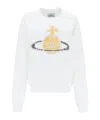 Vivienne Westwood Time Machine Orb-print Sweatshirt In White