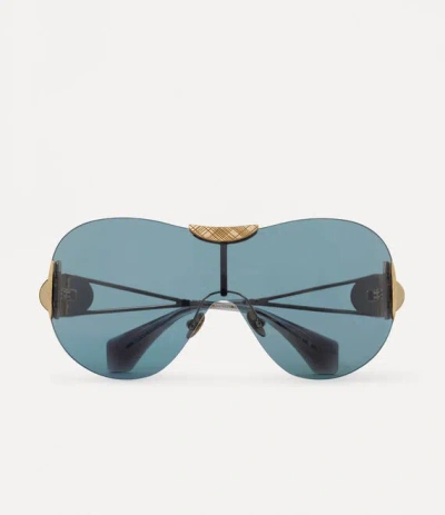 VIVIENNE WESTWOOD TINA SUNGLASSES GOLD ACETATE WOMEN