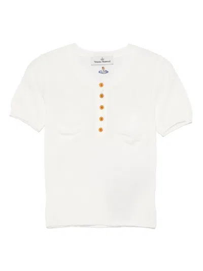 Vivienne Westwood Tit Top In White