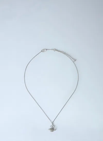 Vivienne Westwood Tiziana Long Pendant In Pattern