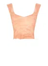 Vivienne Westwood Sole Bodice Top In Gold
