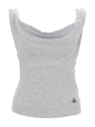 Vivienne Westwood Top "anna" In Gray