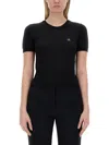 Vivienne Westwood Cotton And Cashmere Blend Top In Black