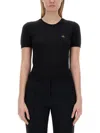 Vivienne Westwood Bea Short Sleeve Sweater In Black