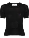 Vivienne Westwood Bea Crew Neck T-shirt In Black