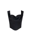 Vivienne Westwood Minimalist Black Top With Clean Lines And Tailored Fit In Black