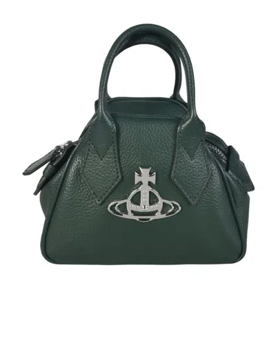 Vivienne Westwood Top Dual-handle Handbag In Green