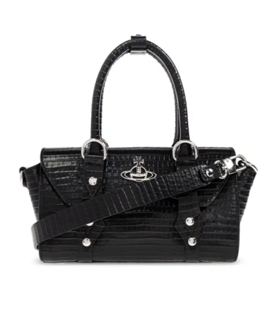 Vivienne Westwood Croc-embossed Tote Bag