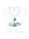 Vivienne Westwood Orb-print Cotton T-shirt In White