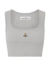 Vivienne Westwood Top With Neckline In Gray