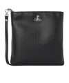 Vivienne Westwood Top Zipper Shoulder Bag In Black