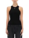 Vivienne Westwood 90s Orb-embellished Ribbed Tank Top Clothing In Black