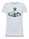 Vivienne Westwood Orb Printed Crewneck T-shirt In White