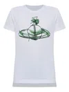 Vivienne Westwood Orb Printed Crewneck T-shirt In White
