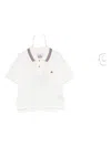 Vivienne Westwood Classic Polo With Multicolor Striped Detail In White