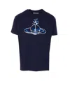 Vivienne Westwood Orb Print T-shirt In Black