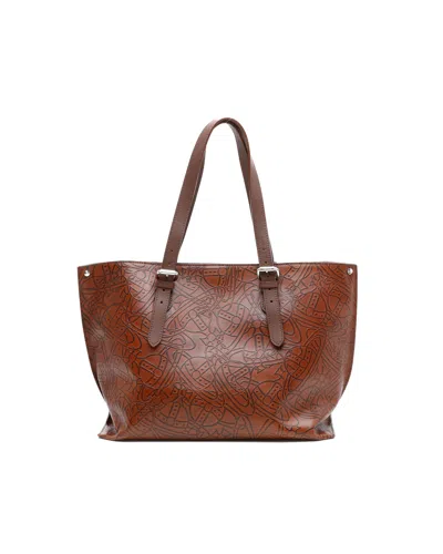 Vivienne Westwood Tote Bag In Brown