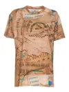 Vivienne Westwood Crew Neck Graphic Print Regular Fit Top In Marrón