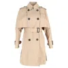 Vivienne Westwood Trench Coat In Beige Cotton In Neutral