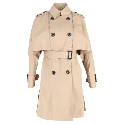 Vivienne Westwood Trench Coat In Beige Cotton In Neutral